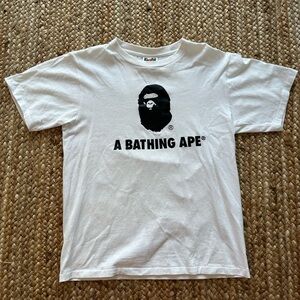 A Bathing Ape (BAPE) Women’s White T-shirt Size Small